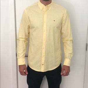 Tommy Hilfiger Yellow Button Up